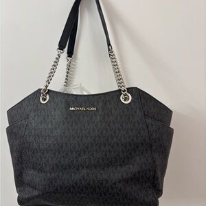 Michael Kors Black Shoulder Bag with Chain Strap